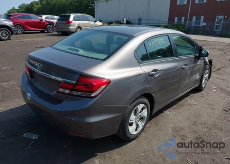 2014 Honda Civic Lx z USA, uszkodzony, nr VIN 19XFB2F59EE235871